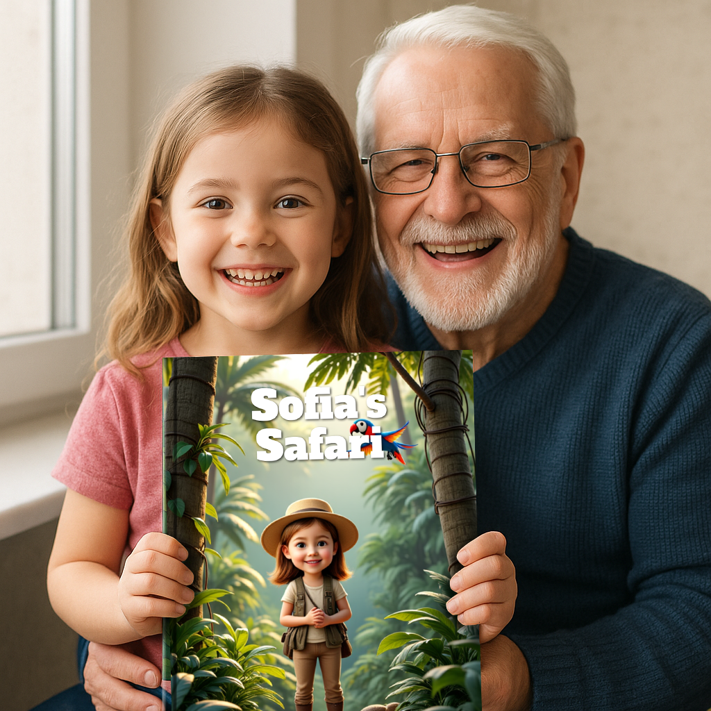 Child enjoying their personalized storybook