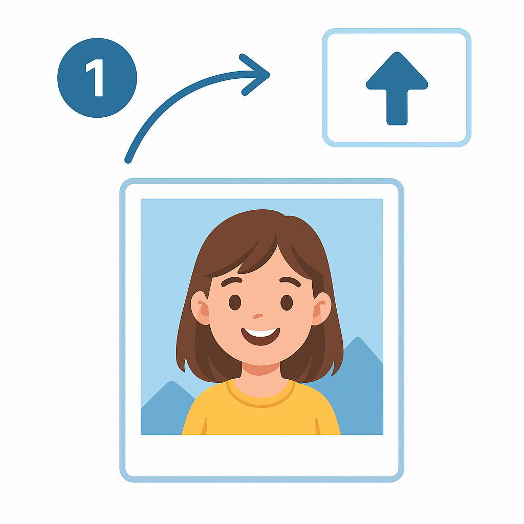 Child smiling at camera